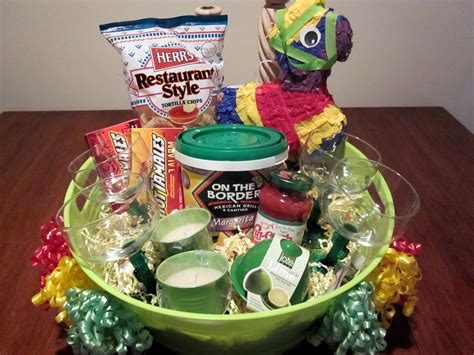 mexican food themed gift basket